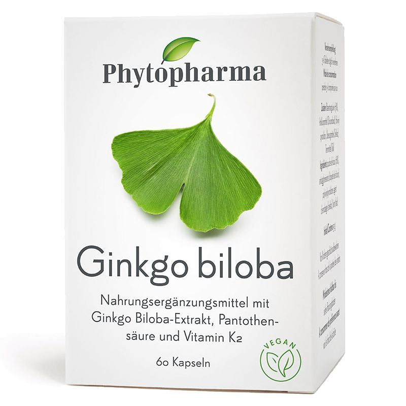 PHYTOPHARMA Ginkgo Biloba Kapseln (60 Stk.)