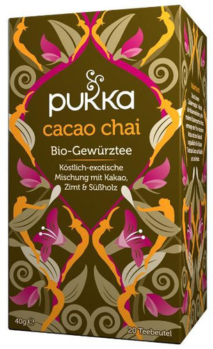 PUKKA Cacao Chai Tee Bio Beutel (20 Stk.)