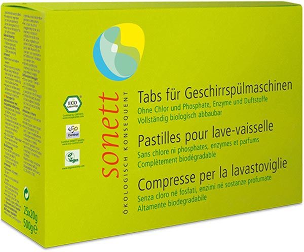 SONETT Tabs für Geschirrspülmaschine (25 x 20 g)
