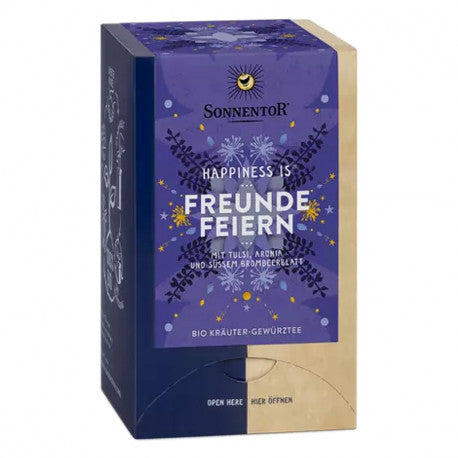 DrogerieMarkt24 - DrogerieMarkt24 SONNENTOR Happiness is Freunde feiern Tee 18 Stück - Burgerstein