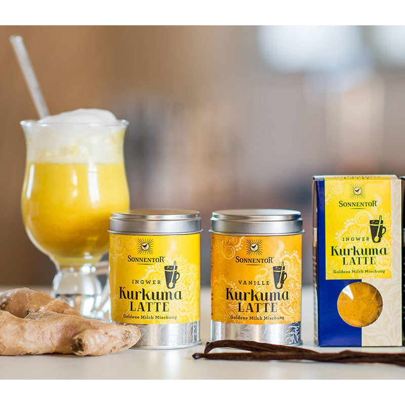 DrogerieMarkt24 - DrogerieMarkt24 SONNENTOR Kurkuma-Latte Ingwer Beutel 60 g - Burgerstein