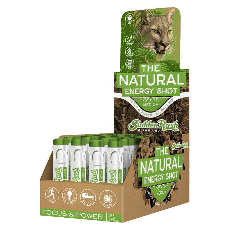 SUDDENRUSH Guarana Bio Energy Shot Medium (24 x 11 ml)