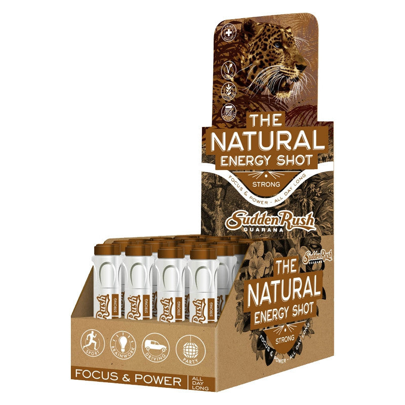 SUDDENRUSH Guarana Natural Energy Shot Strong (24 x 11 ml)