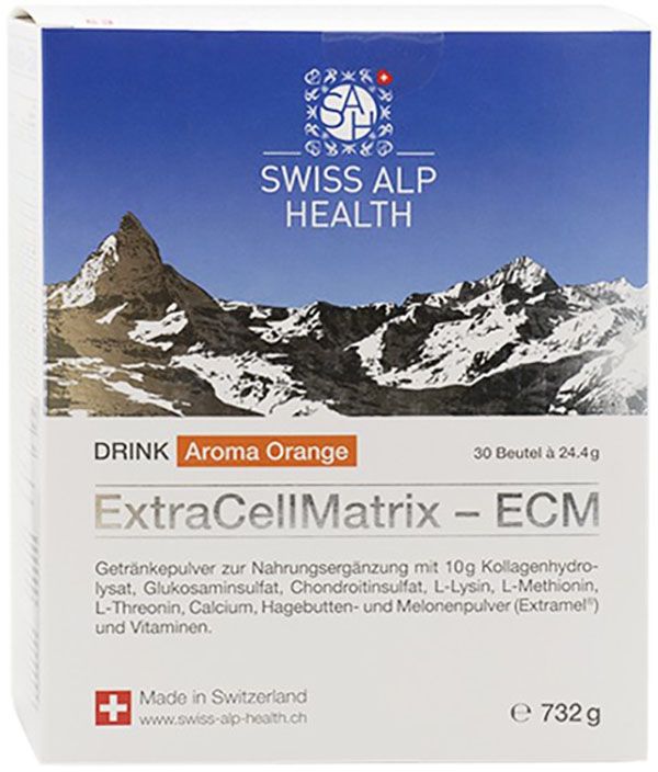 SWISS ALP HEALTH Extra Cell Matrix Drink Gelenke Orange Beutel (30 Stk.)