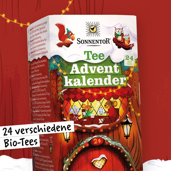 Sonnentor Bio-Tee-Adventkalender mit 24 Teebeuteln