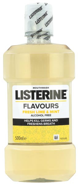 DrogerieMarkt24 - DrogerieMarkt24 Listerine Mundspülung 500ml Fresh Lime & Mint - DrogerieMarkt24