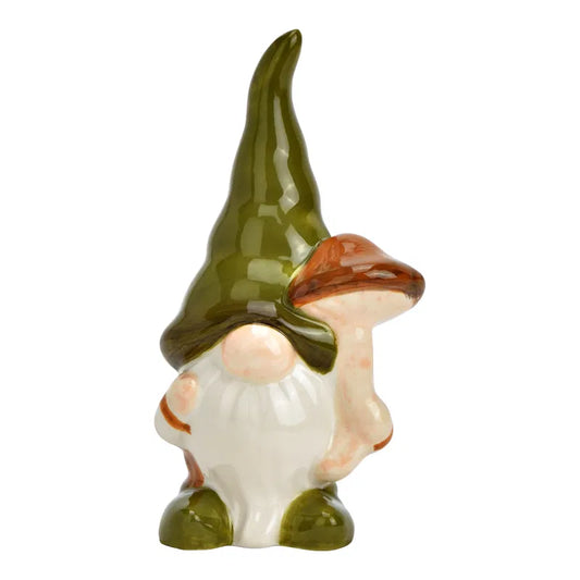 Wichtel aus Keramik, Grün (B/H/T) 6x12x4cm