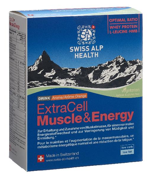 EXTRA CELL Muscle&Energy Drink Orange 20 x 21.4 g