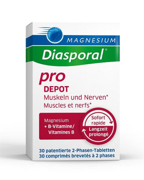 MAGNESIUM DIASPORAL Pro DEPOT Muskel & Nerven Tabl Ds 30 Stk