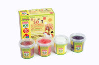ÖKONORM Soft Knete 4 diverse Farben Set B 1Stk