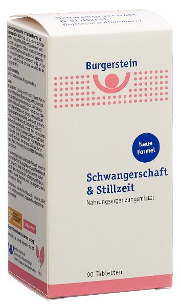 DrogerieMarkt24 - DrogerieMarkt24 BURGERSTEIN Schwangerschaft & Stillzeit 90 Stück - DrogerieMarkt24
