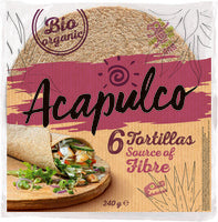 ACAPULCO Tortilla Wraps aus Weizen-Vollkorn - 6 Stück 240g