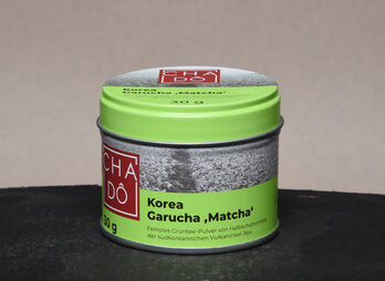 CHA DÔ Korea Garucha Matcha Grünteepulver Dose 30g