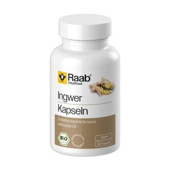 RAAB VITALFOOD Ingwer Kapseln 80Stk