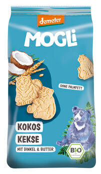 MOGLI Bären Kokos Butterkekse demeter 125g