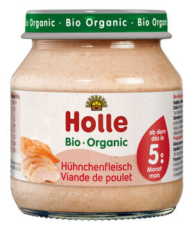 HOLLE Gläschen Hühnchenfleisch ab 5 . Monat 125g