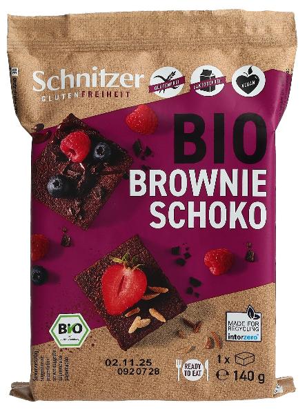 SCHNITZER Bio Veganer Schoko Brownie 140 g