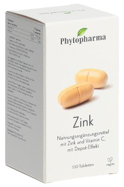 DrogerieMarkt24 - DrogerieMarkt24 PHYTOPHARMA Zink Tabl Ds 100 Stk - DrogerieMarkt24