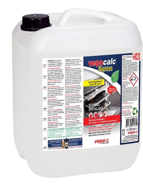 VEPOCALC Express Schnell Steamer Entkalker 10 lt