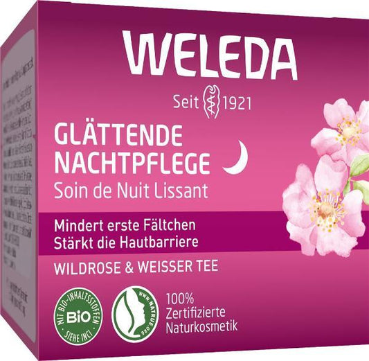 WELEDA Nachtpflege glättend Wildro&wei Tee 40 ml