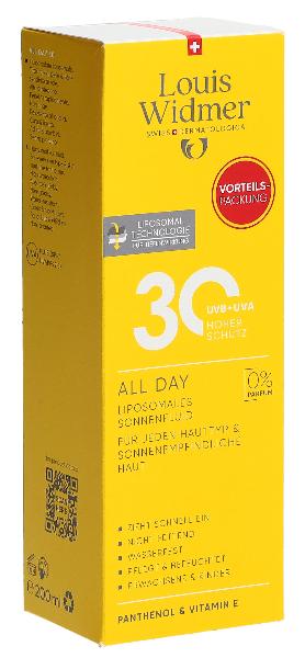 WIDMER All Day LSF30 Val Pack o Parf 200 ml