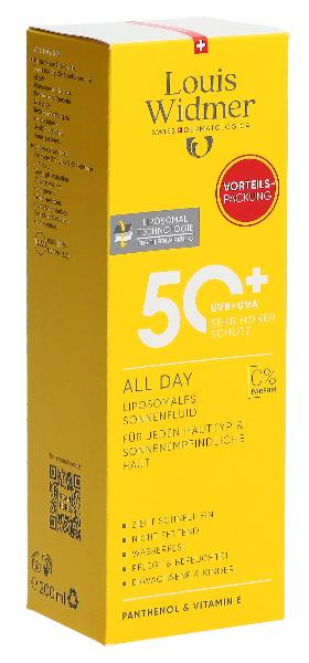 WIDMER All Day LSF50+ Val Pack o Parf 200 ml