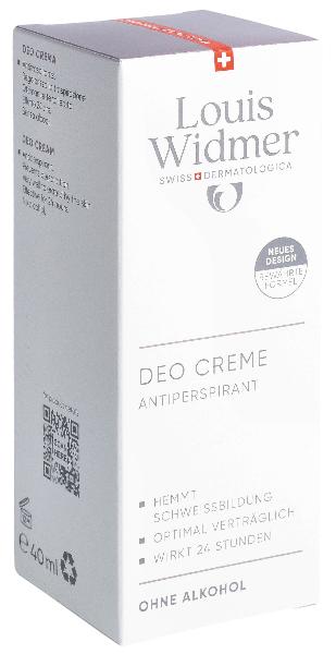 WIDMER Deo Creme Antiperspirant parf 40 ml