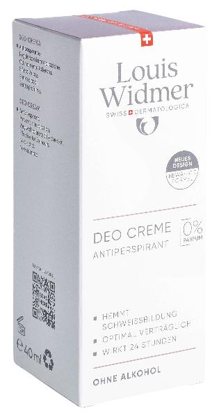 DrogerieMarkt24 - DrogerieMarkt24 Louis Widmer Deo Creme Antiperspirant Parfümfrei 40 ml - DrogerieMarkt24