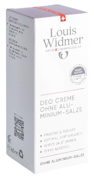 Widmer Deo Creme ohne Alumium-Salze 40ml parfümiert