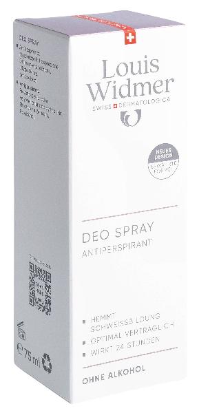 WIDMER Deo Spray Antiperspirant parf 75 ml