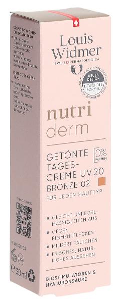 WIDMER Nutriderm get Tagescr UV20 bro o Parf 30 ml