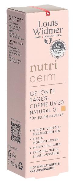 WIDMER Nutriderm Tagescr get UV20 nat parf 30 ml