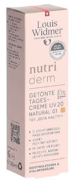 WIDMER Nutriderm get Tagescr UV20 nat o Parf 30 ml