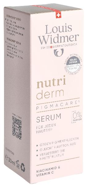 WIDMER Nutriderm Pigmacare Serum o Parf 30 ml