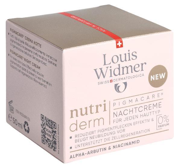 WIDMER Nutriderm Pigmacare Nachtcreme o Parf 50 ml