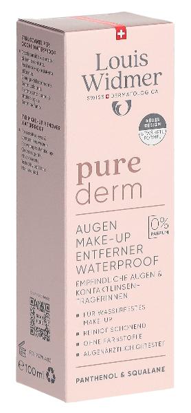 WIDMER Purederm Augen Make-up Entf Waterpr 100 ml