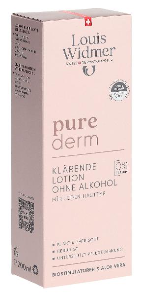 WIDMER Purederm klären Lot o Alkohol o Parf 200 ml