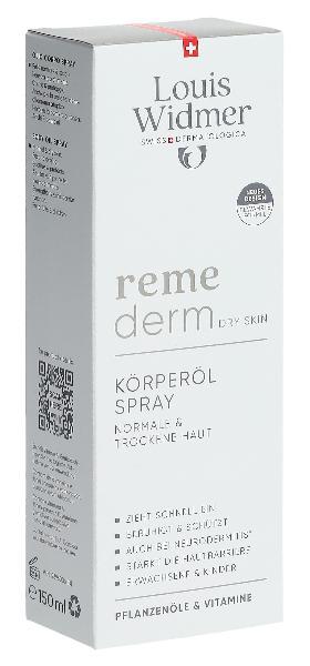WIDMER Remederm Körperöl Spray parf 150 ml