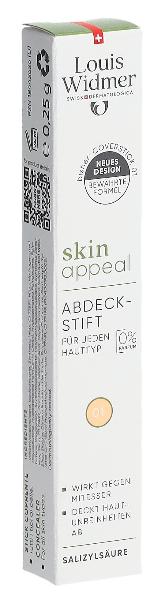 WIDMER Skin Appeal Abdeckstift 01 0.25 g