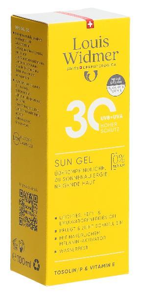 WIDMER Sun Gel LSF30 o Parf 100 ml