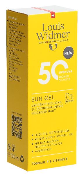 WIDMER Sun Gel LSF50 o Parf 100 ml