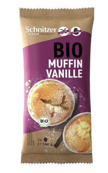 SCHNITZER Bio Muffin Vanille Btl 140 g