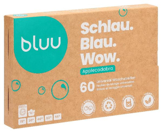 DrogerieMarkt24 - DrogerieMarkt24 Bluu Waschmittelstreifen Applecadabra 60 Stk - DrogerieMarkt24