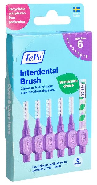 TEPE Interdental Brush 1.1mm violett 6 Stk