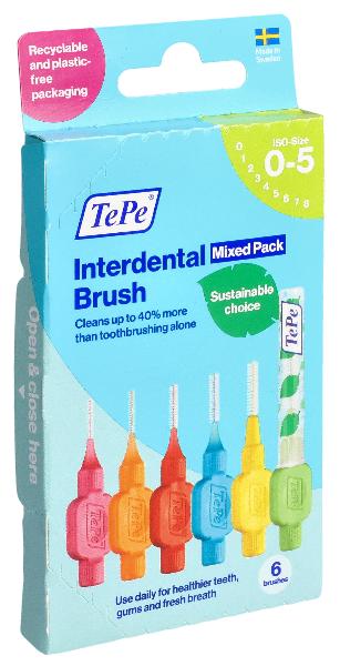 TEPE Interdental Brush assortiert 6Stk