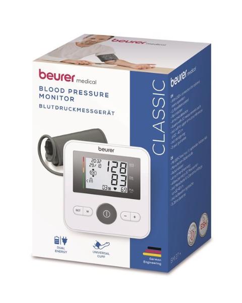 BEURER Blutdruckmessgerät Oberarm BM 27+