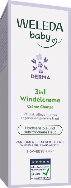 WELEDA Derma 3in1 Windelcreme weisse Malve 50 ml