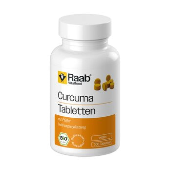 RAAB VITALFOOD Bio Curcuma Tabletten Raab 300Stk