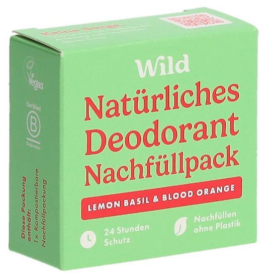 WILD Deo Stick Lemon Basil Nachfüll 40 g
