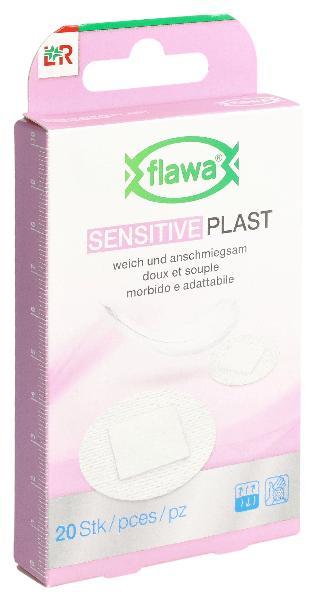 FLAWA Sensitive Plast Pflaster 2.2cm rund 20 Stk